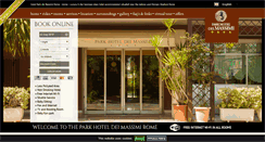 Desktop Screenshot of massimiparkhotel.com